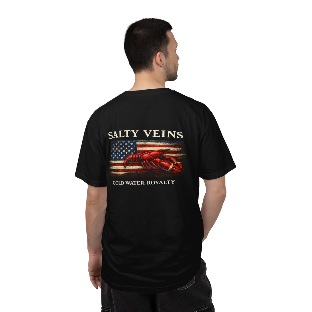 Salty Veins Cold Water Royalty Lobster Tee