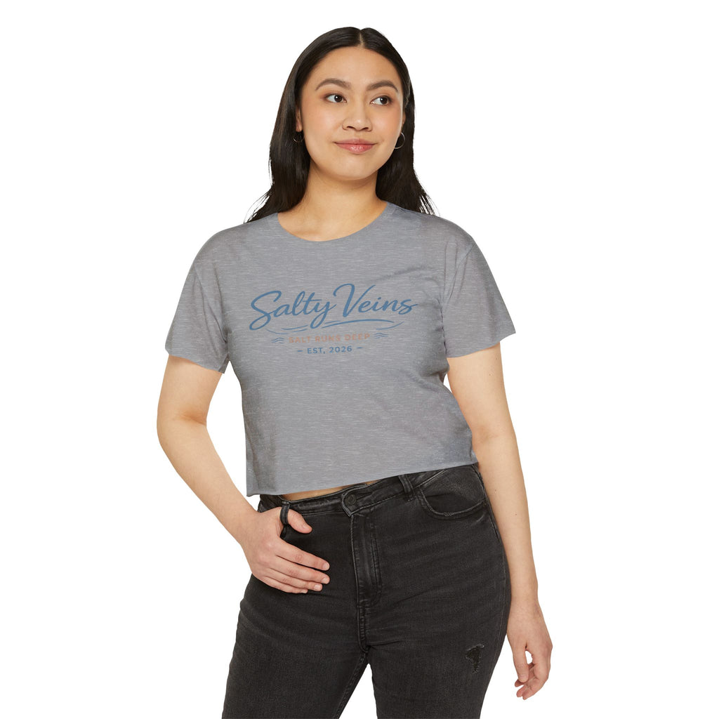 Salty Veins Crop Top