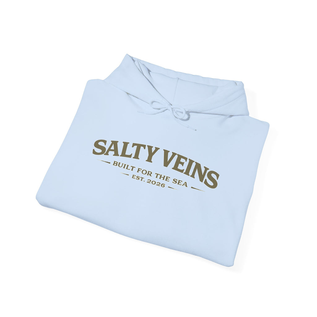 Sweat à capuche Salty Veins – Conçu pour la mer – Pull ras-du-cou Coastal