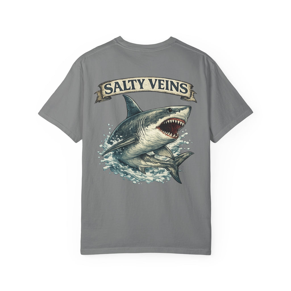 Salty Veins Great White Shark Tee