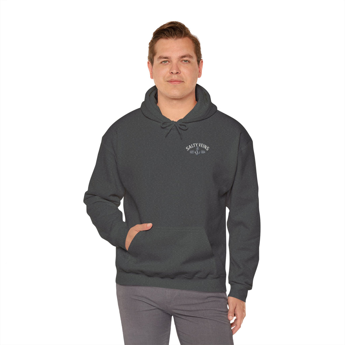 Salty Veins Support Local Fishermen Hoodie