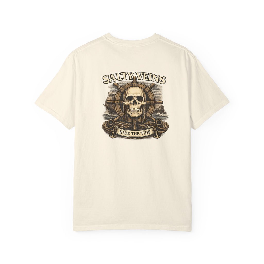T-shirt Crâne & Casque Salty Veins