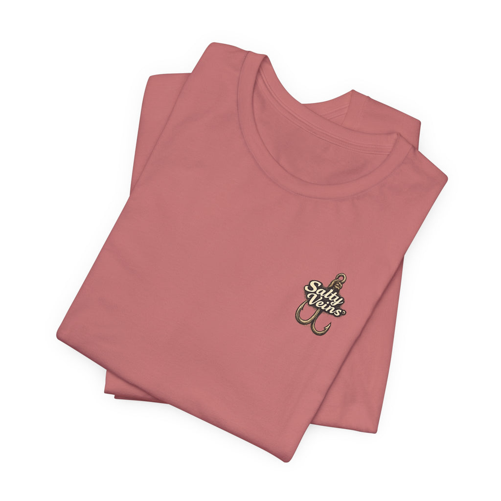 Salty Veins Hooked on the Salt Beach House Tee