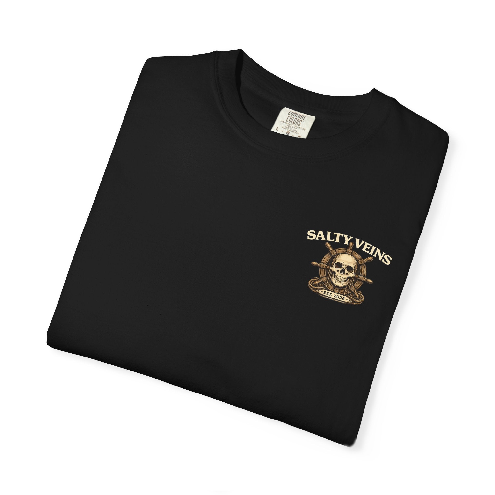 T-shirt Crâne & Casque Salty Veins