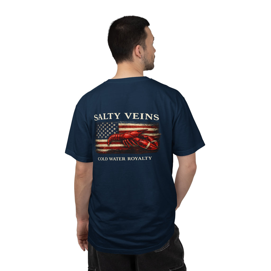 Salty Veins Cold Water Royalty Lobster Tee