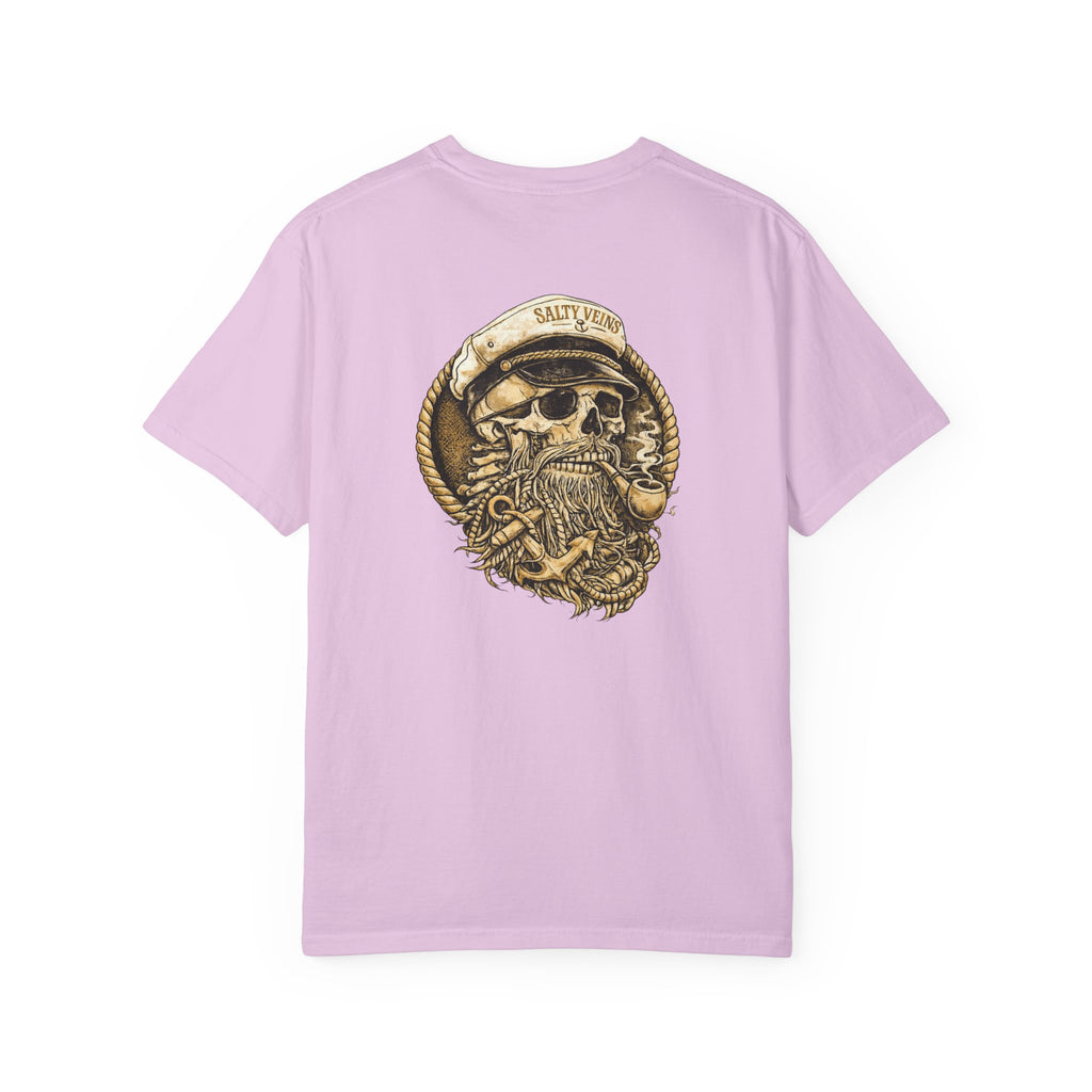 Salty Veins Skull Captain Tee