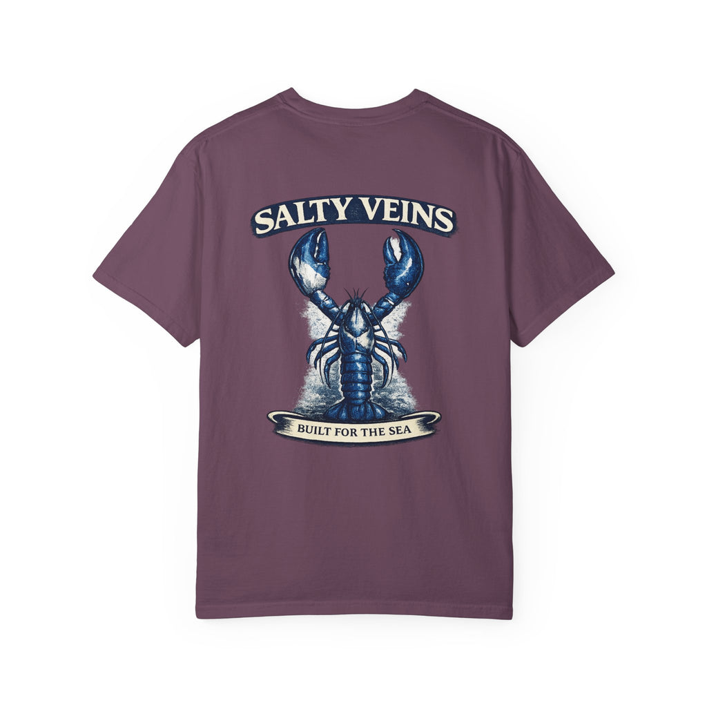 Salty Veins Blue Lobster Tee
