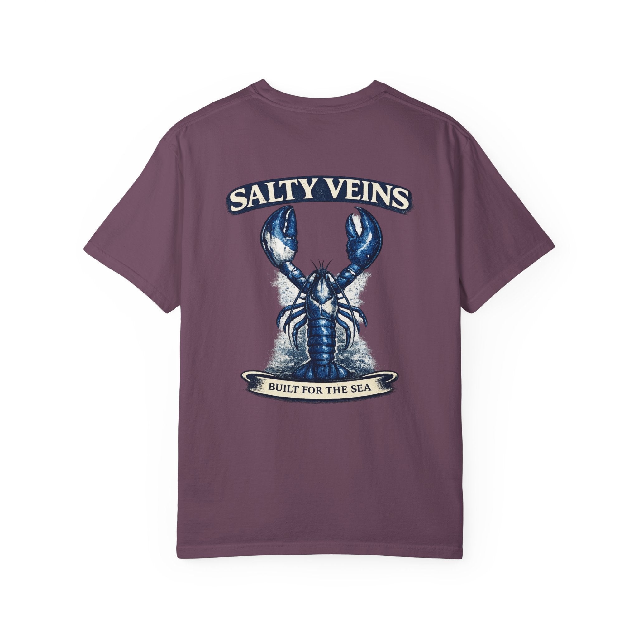 Salty Veins Blue Lobster Tee