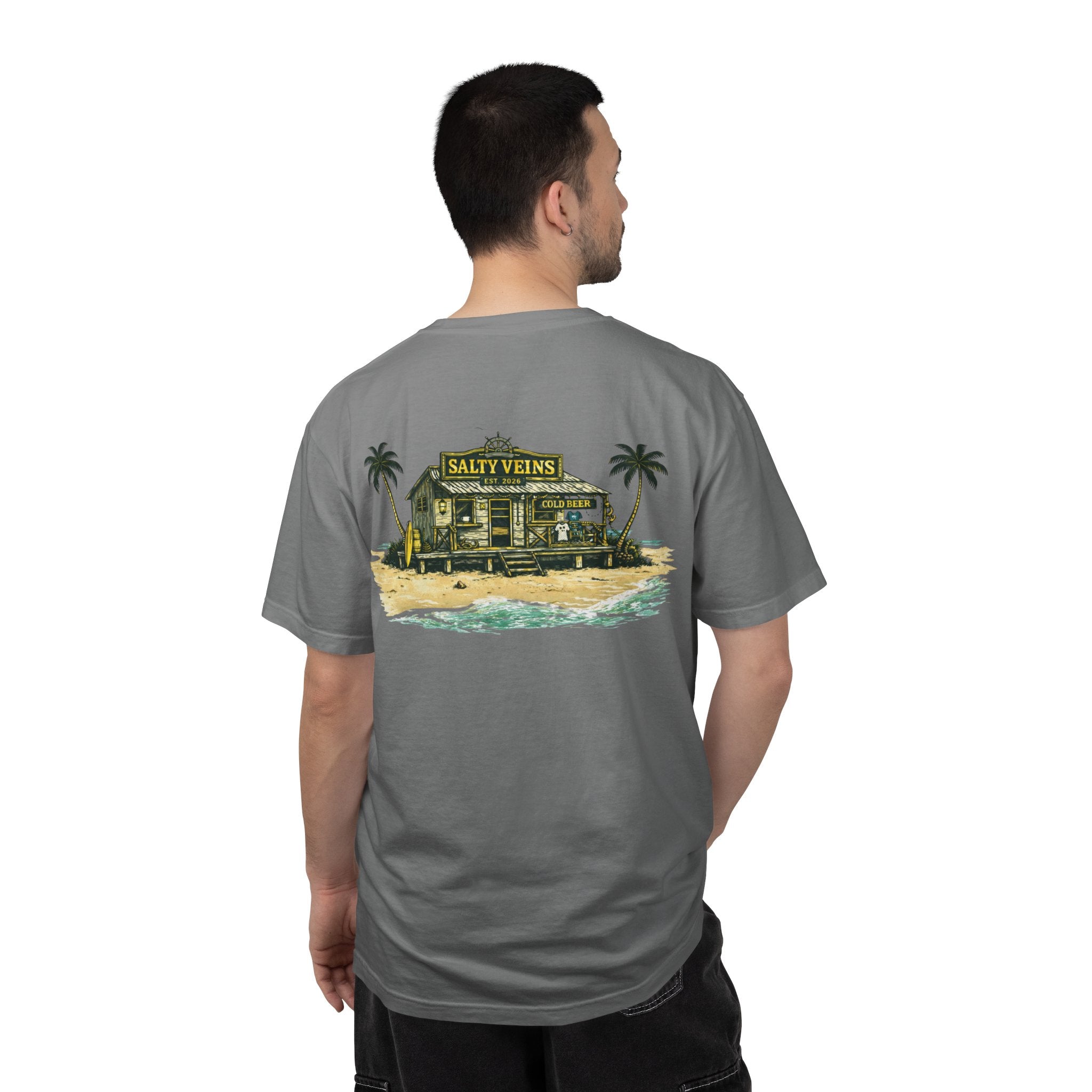 T-shirt Salty Veins Beach Shack