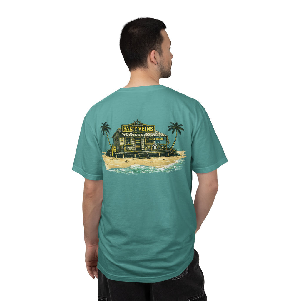 T-shirt Salty Veins Beach Shack