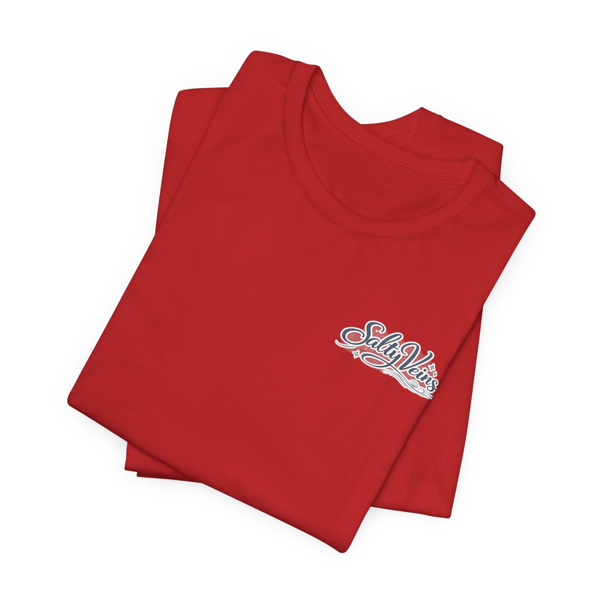 Salty Veins Beach Tee — Surf Graphic Short Sleeve Tee