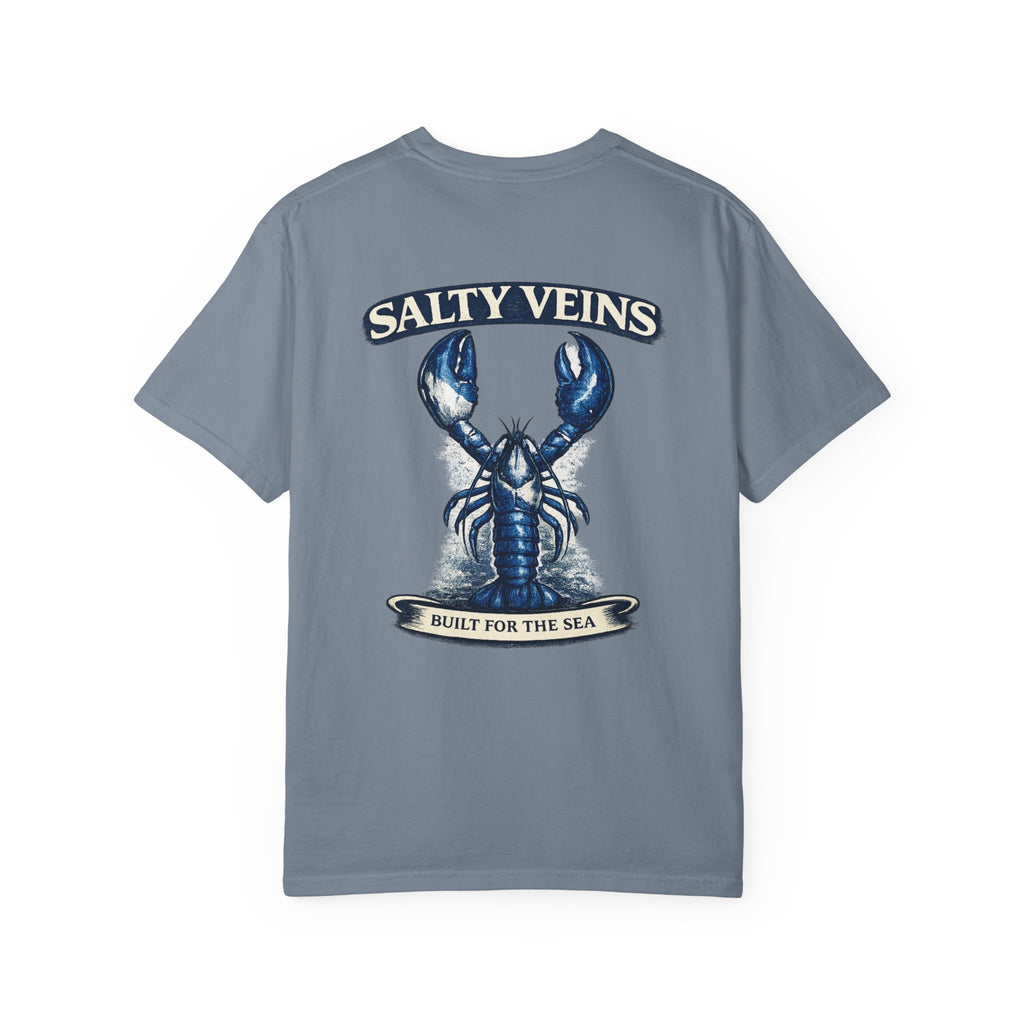 Salty Veins Blue Lobster Tee