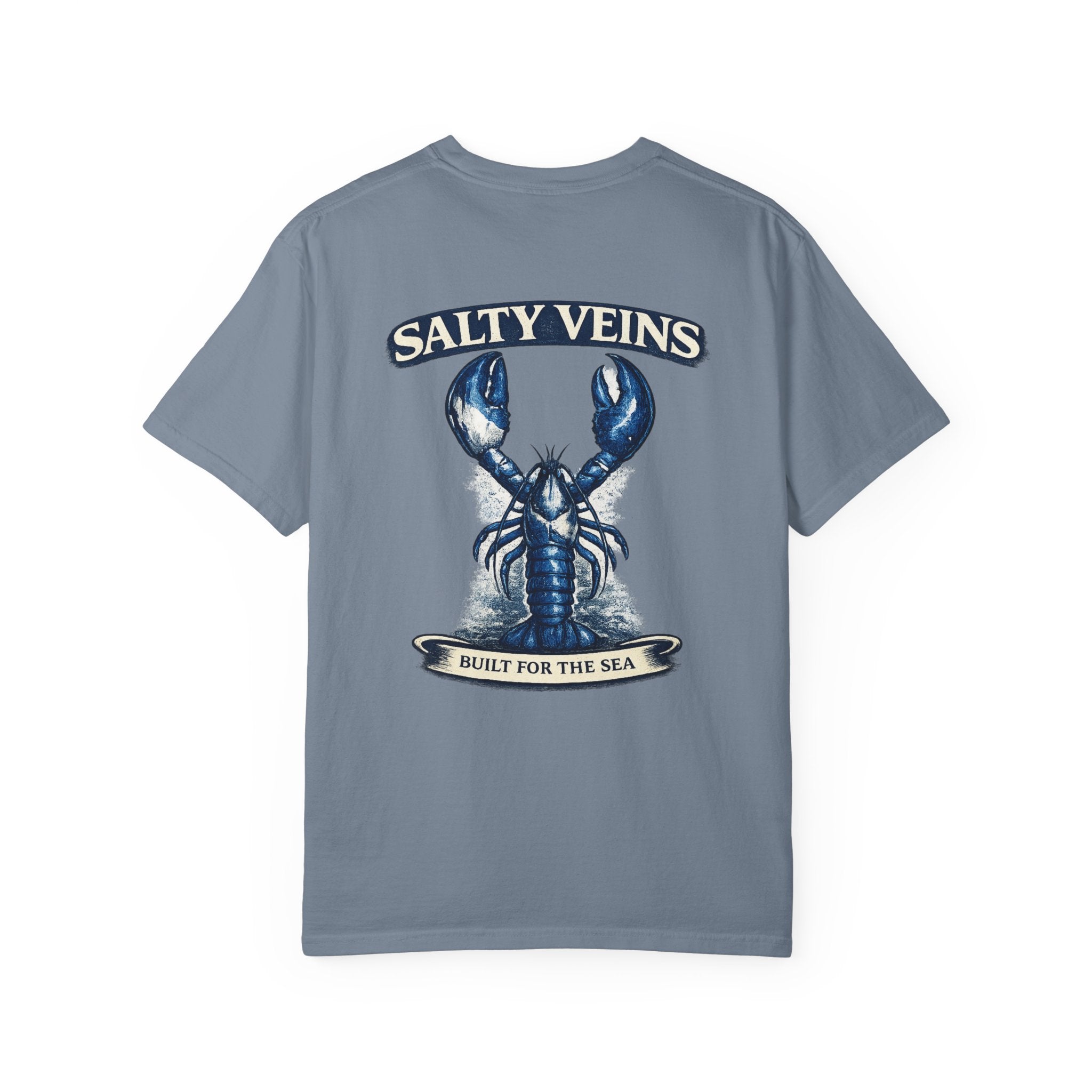 Salty Veins Blue Lobster Tee