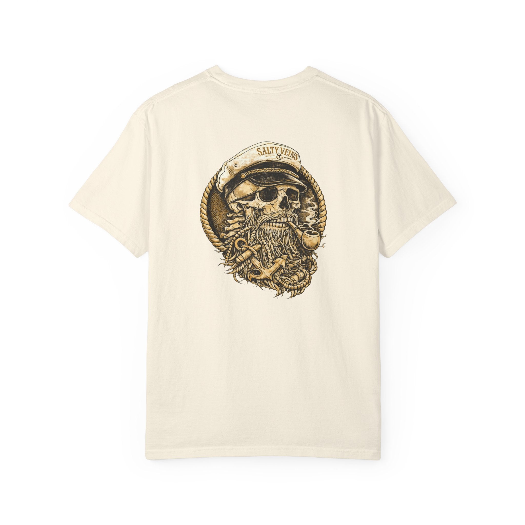 Salty Veins Skull Captain Tee