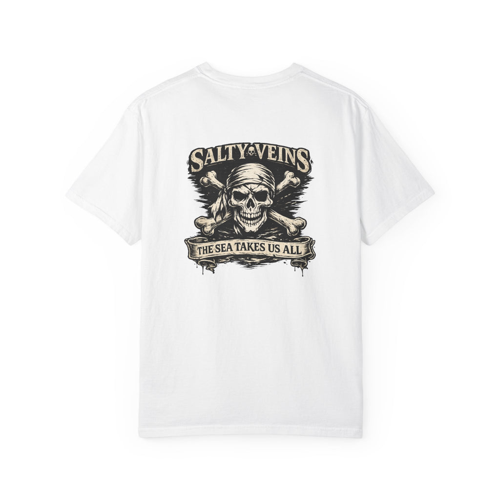 Salty Veins The Sea Takes Us All Tee