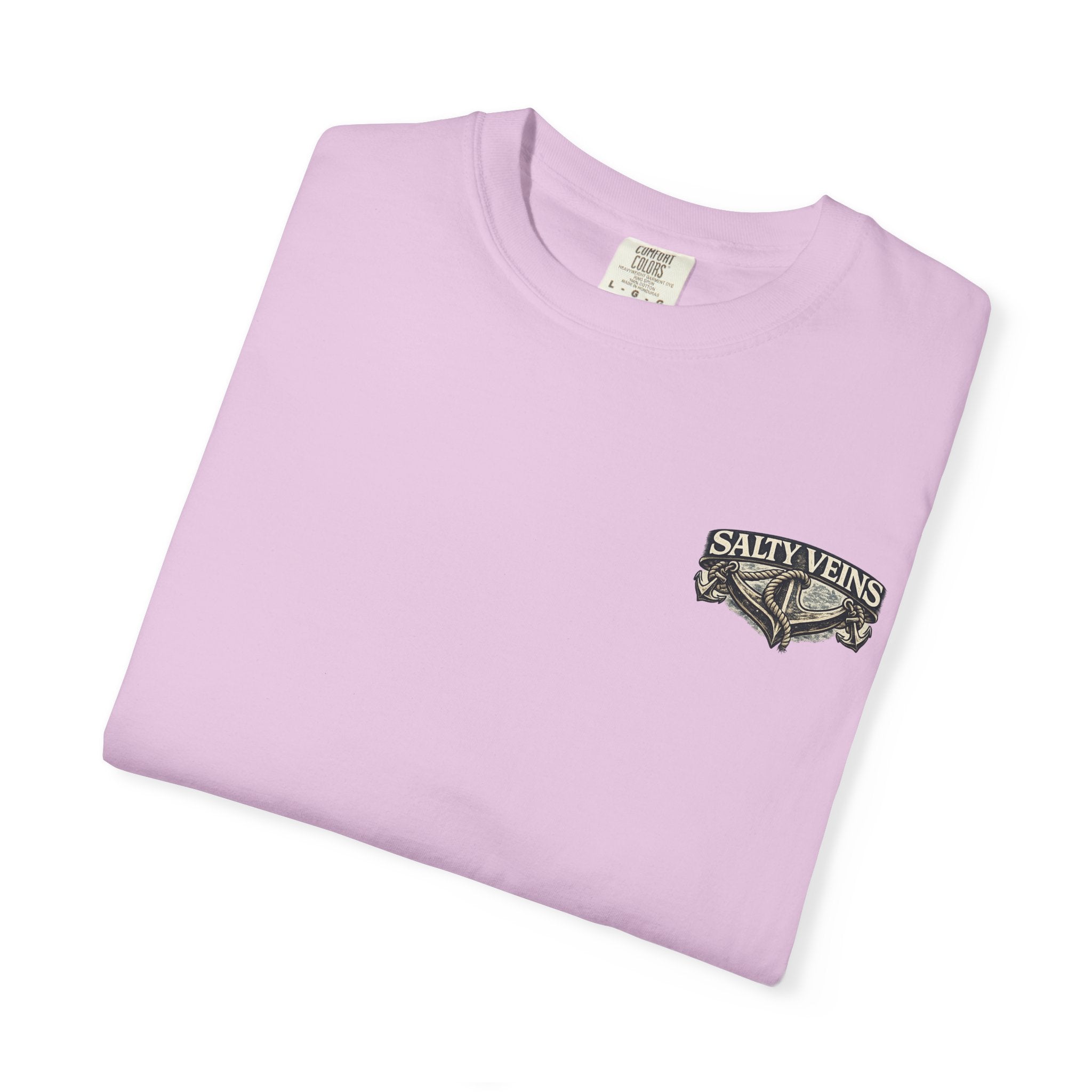 T-shirt graphique Salty Veins Anchor (Lost 'Til The End) — T-shirt col rond vintage nautique