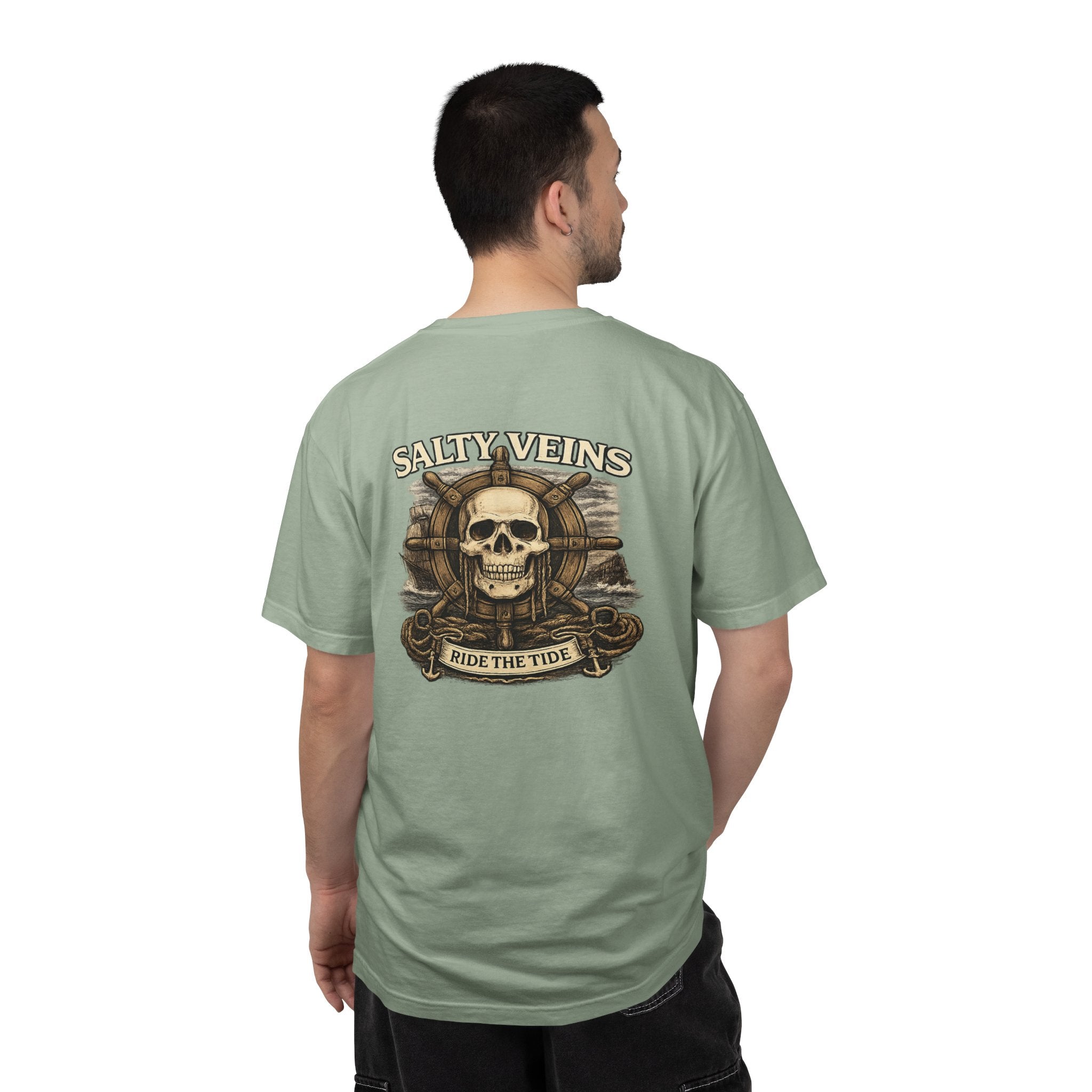 T-shirt Crâne & Casque Salty Veins