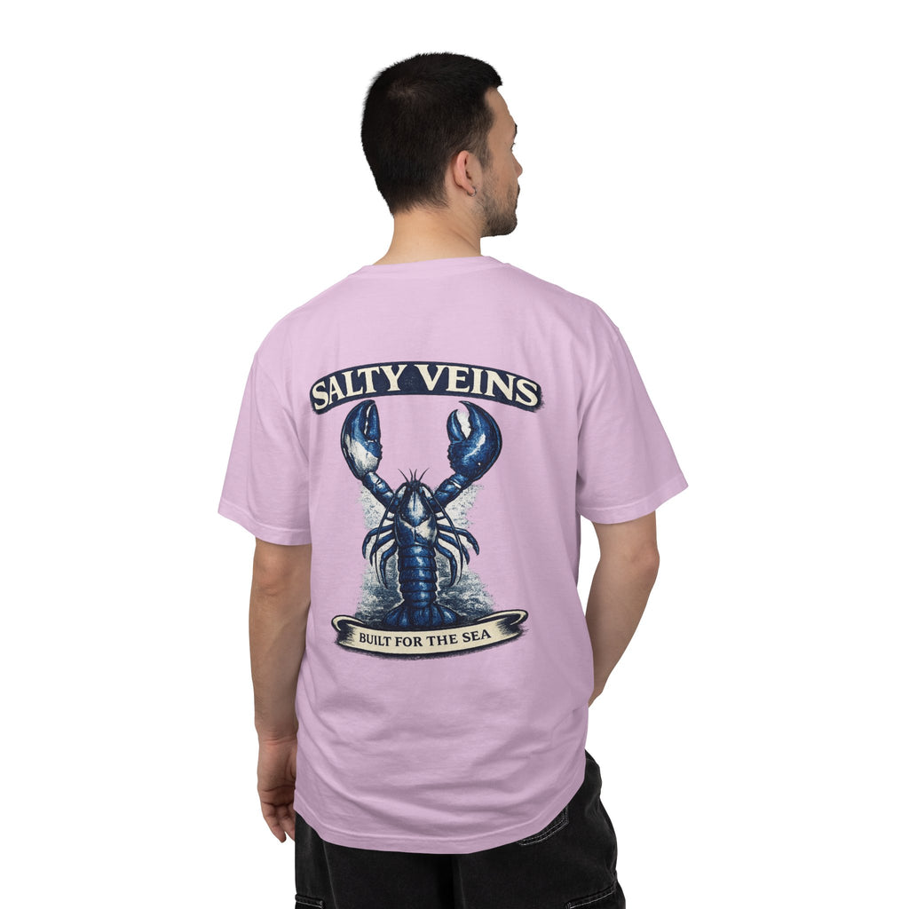 Salty Veins Blue Lobster Tee