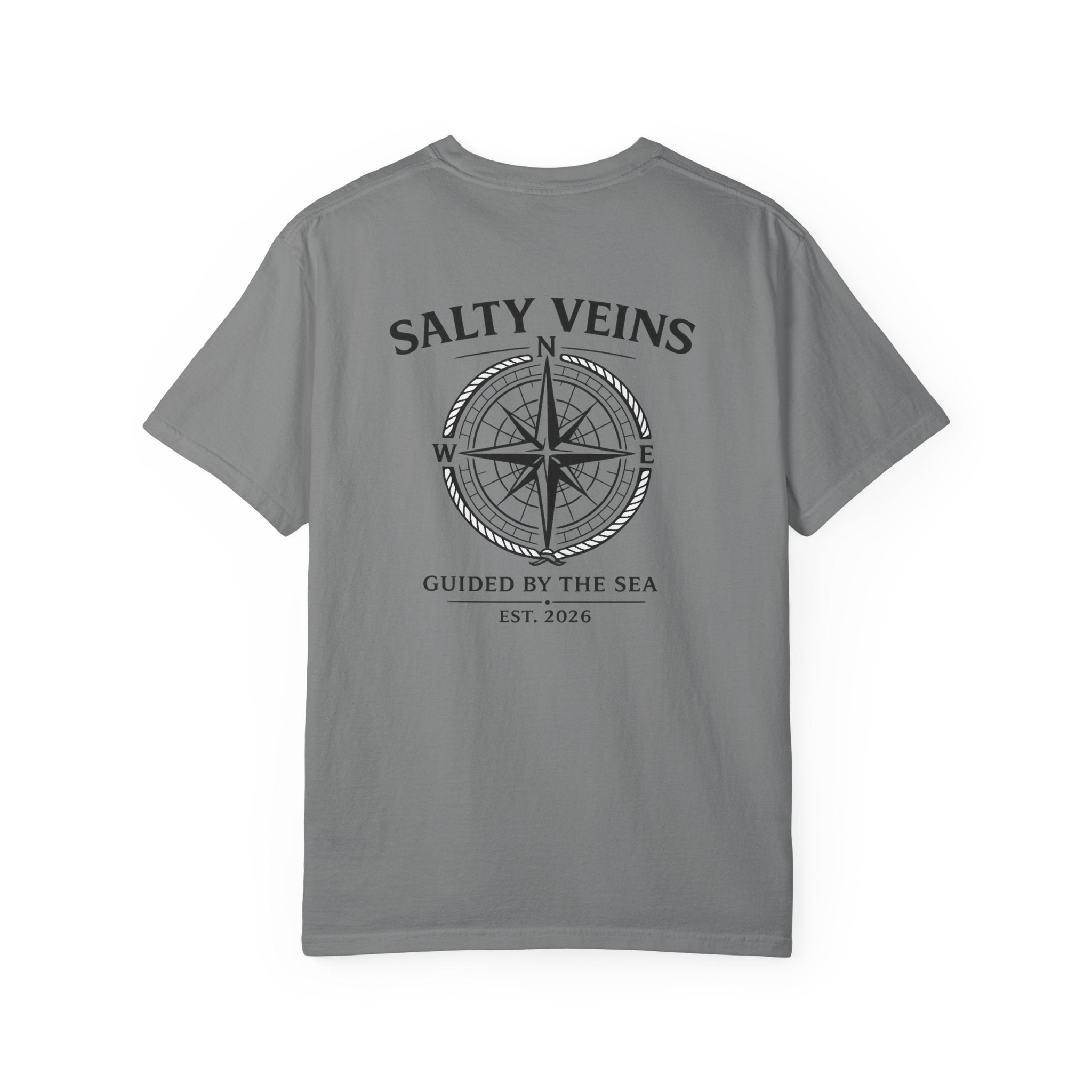T-shirt "Guided by the Sea" Rose des Vents Salty Veins