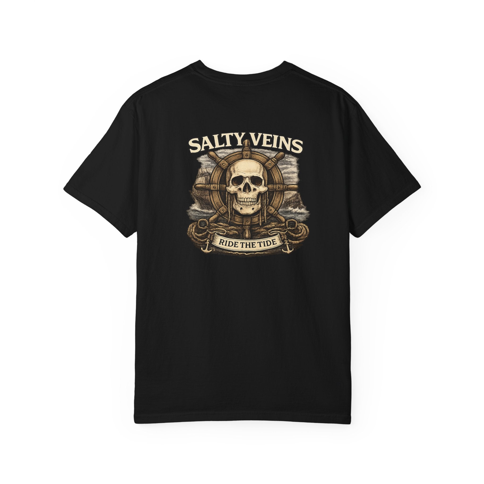 T-shirt Crâne & Casque Salty Veins