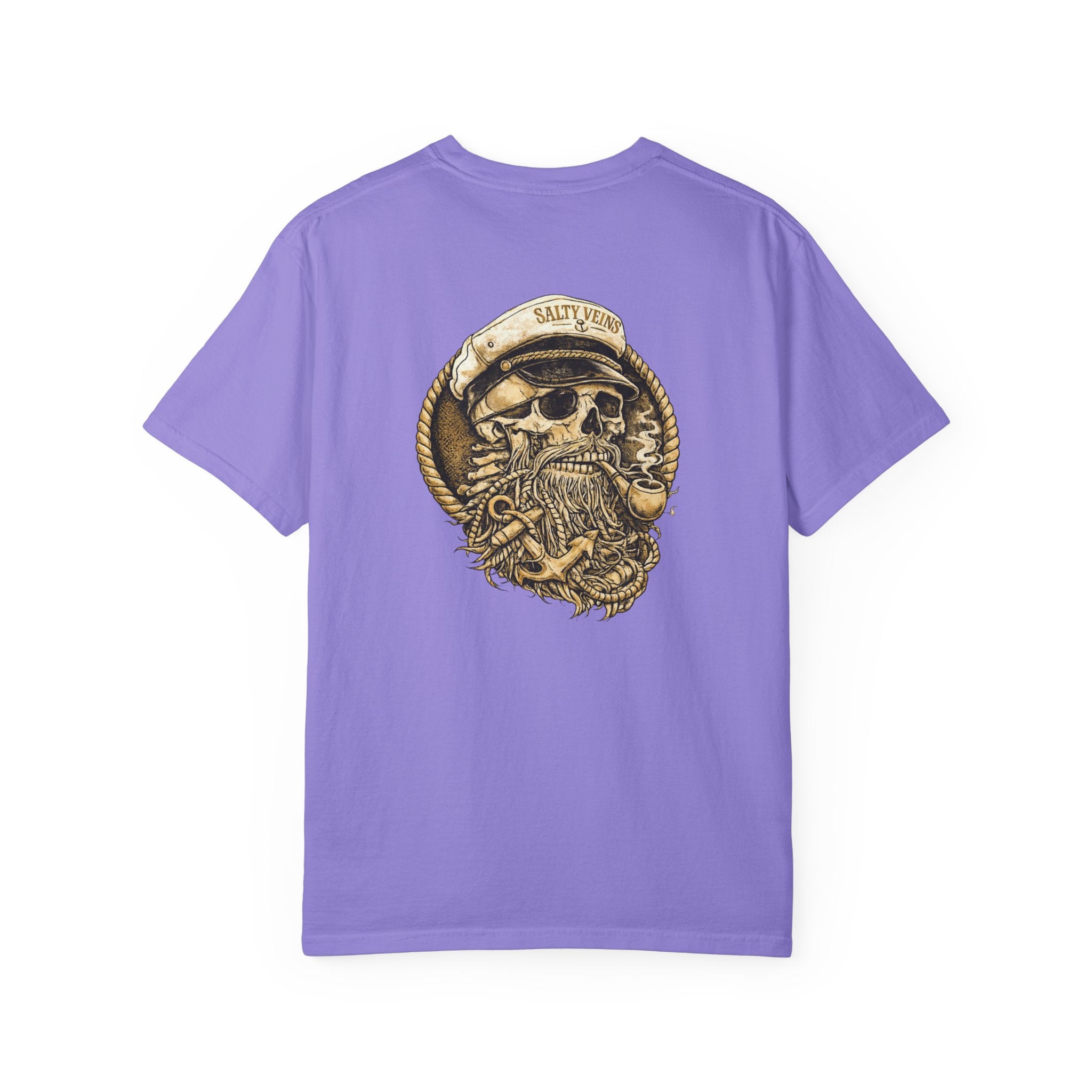 Salty Veins Skull Captain Tee