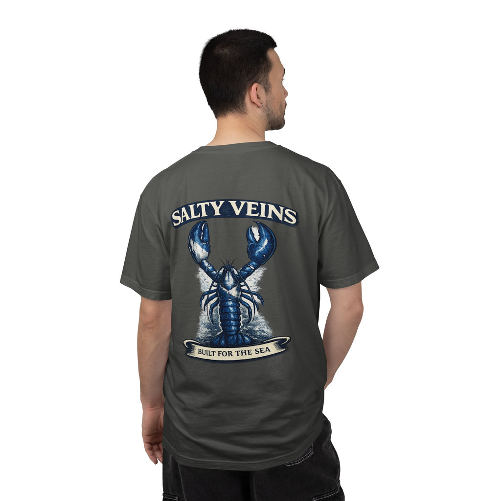 Salty Veins Blue Lobster Tee