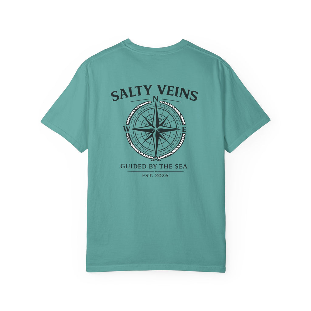 T-shirt "Guided by the Sea" Rose des Vents Salty Veins