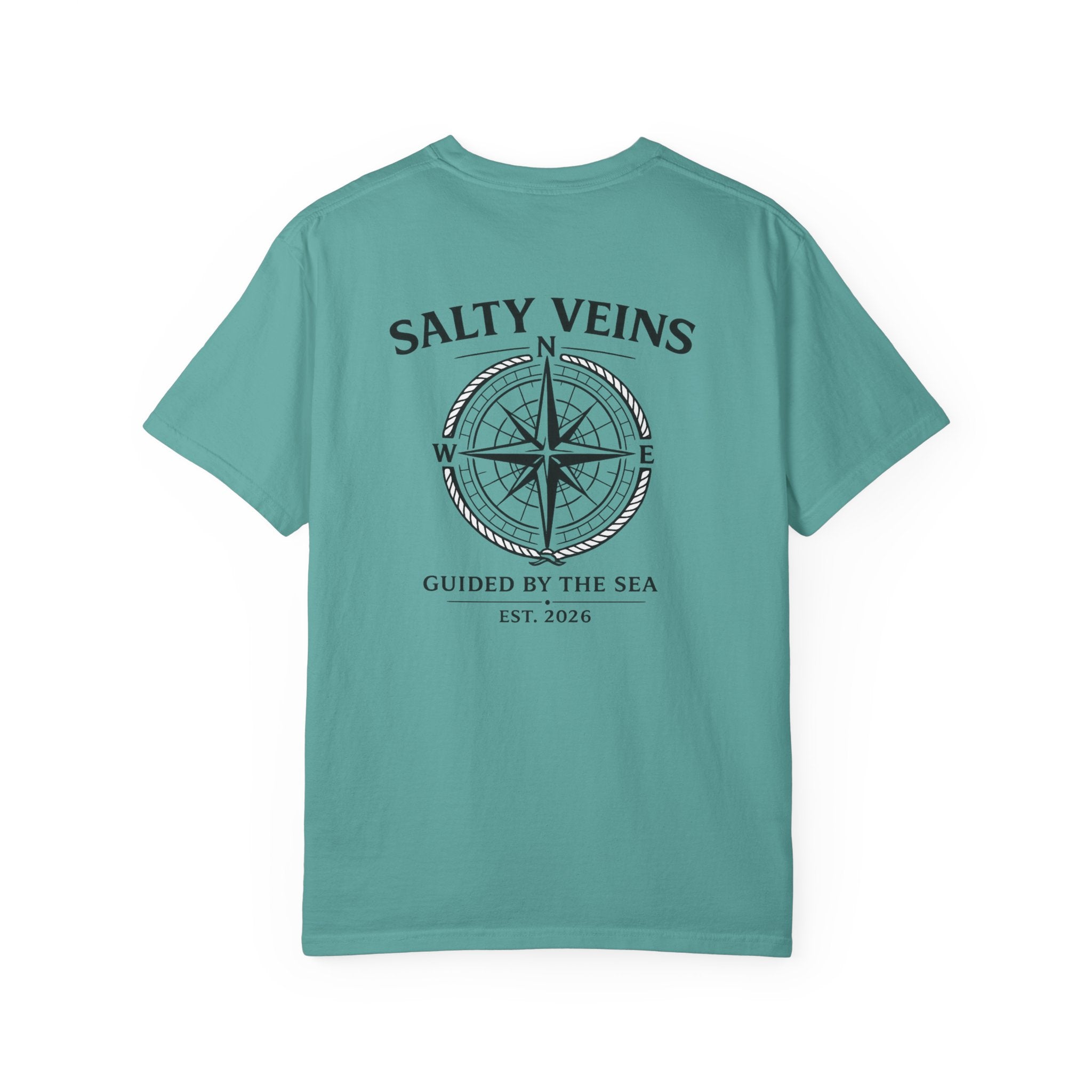 T-shirt "Guided by the Sea" Rose des Vents Salty Veins