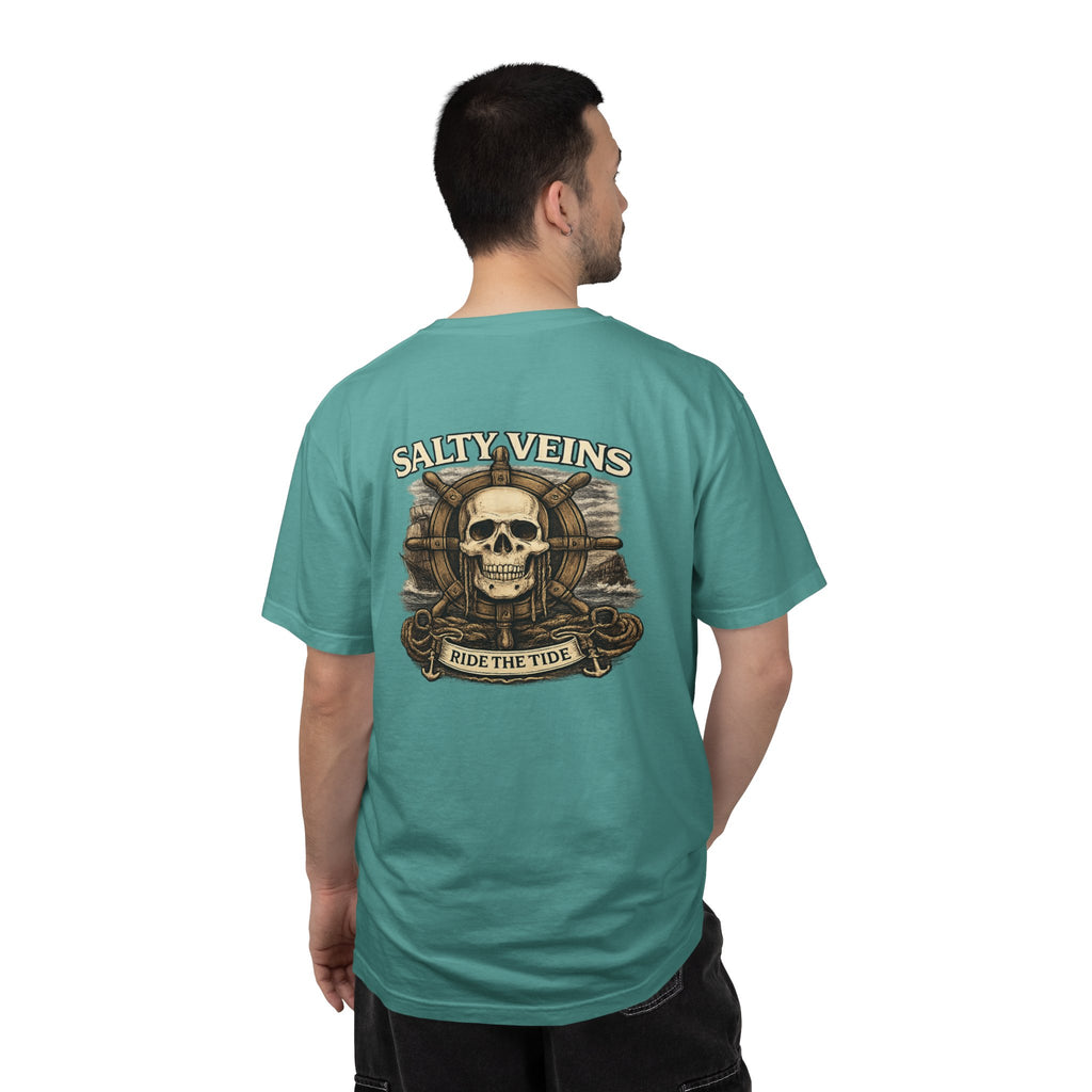 T-shirt Crâne & Casque Salty Veins