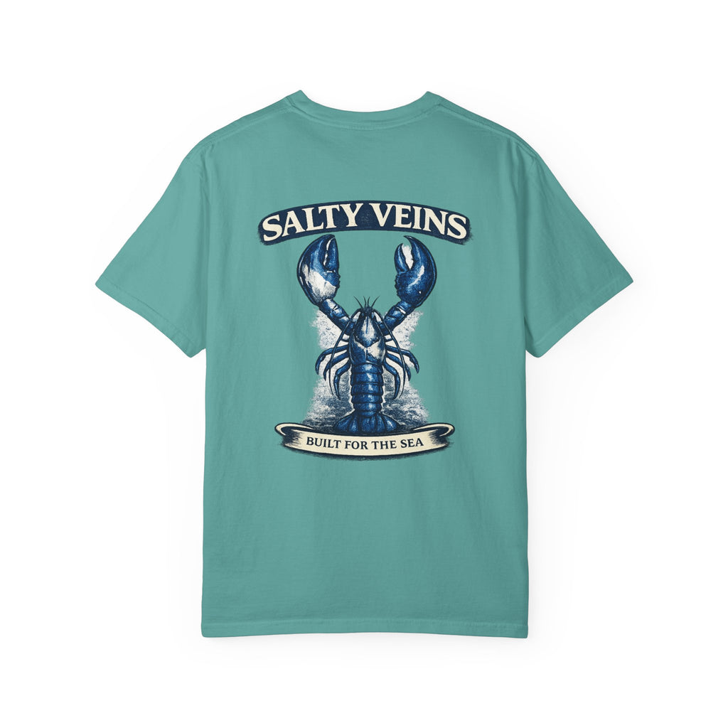 Salty Veins Blue Lobster Tee