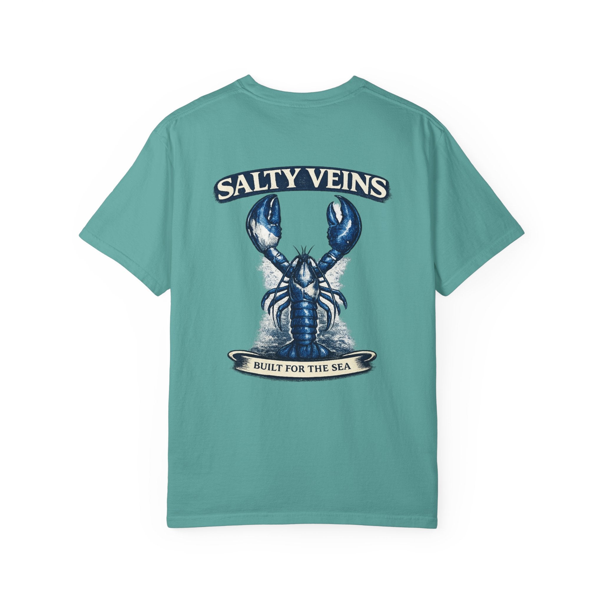 Salty Veins Blue Lobster Tee