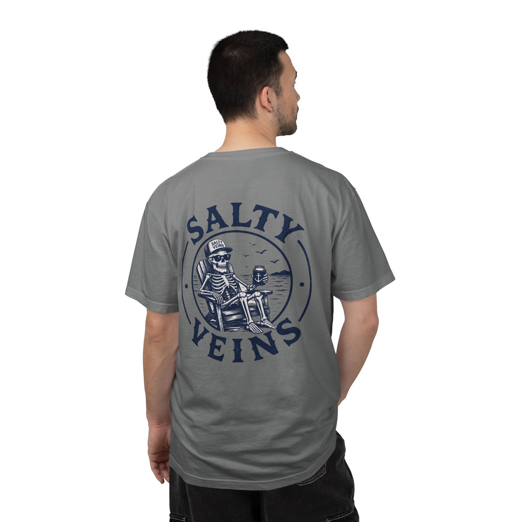 Salty Veins Off the Clock Tee
