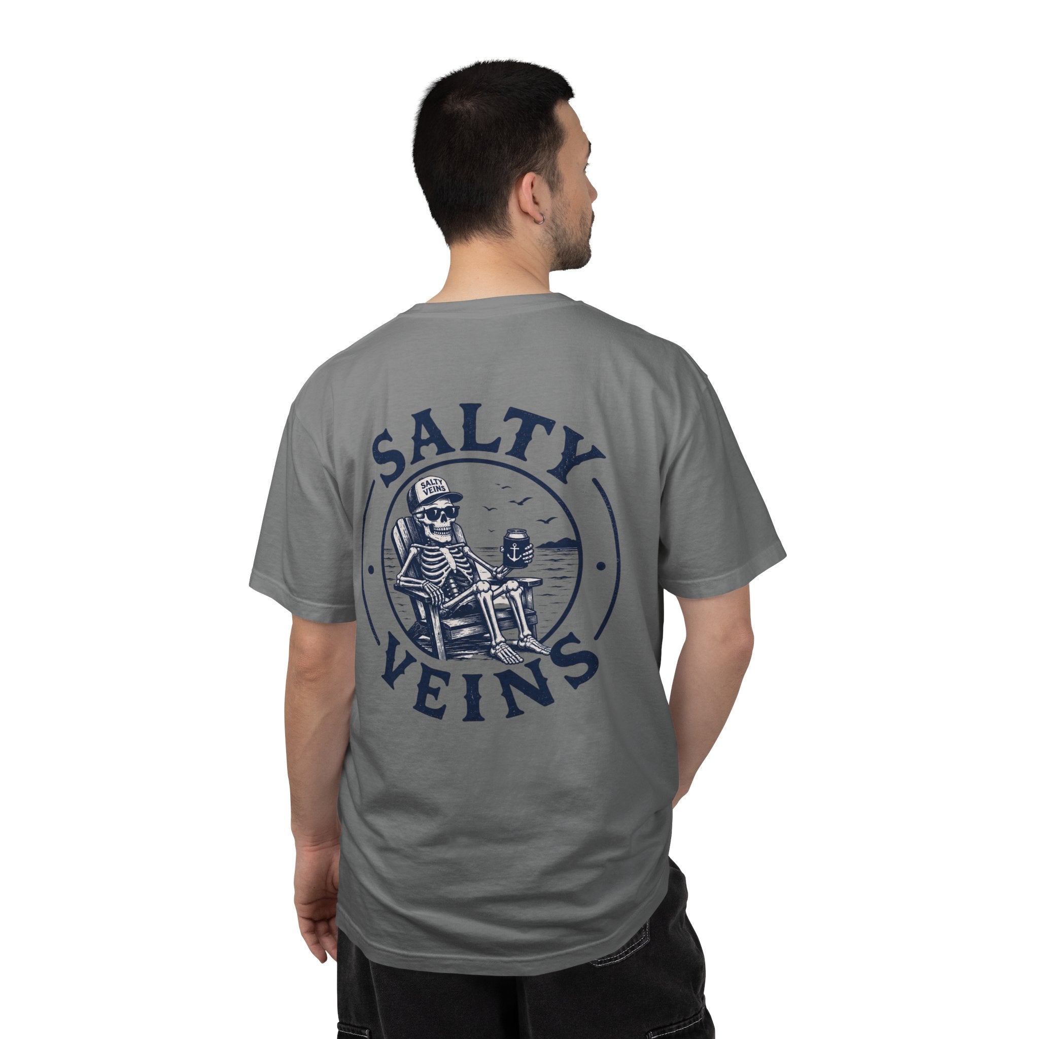 Salty Veins Off the Clock Tee
