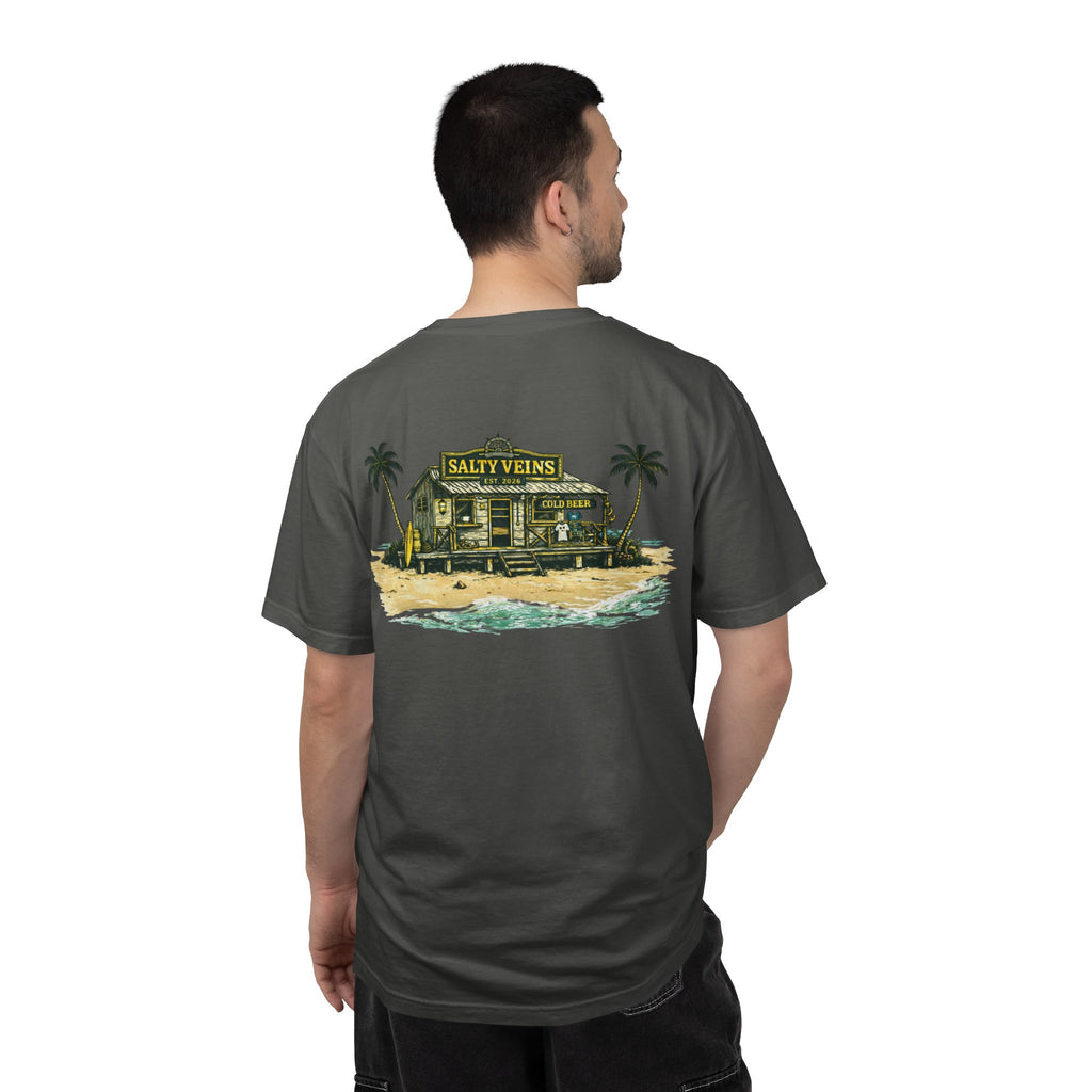 T-shirt Salty Veins Beach Shack