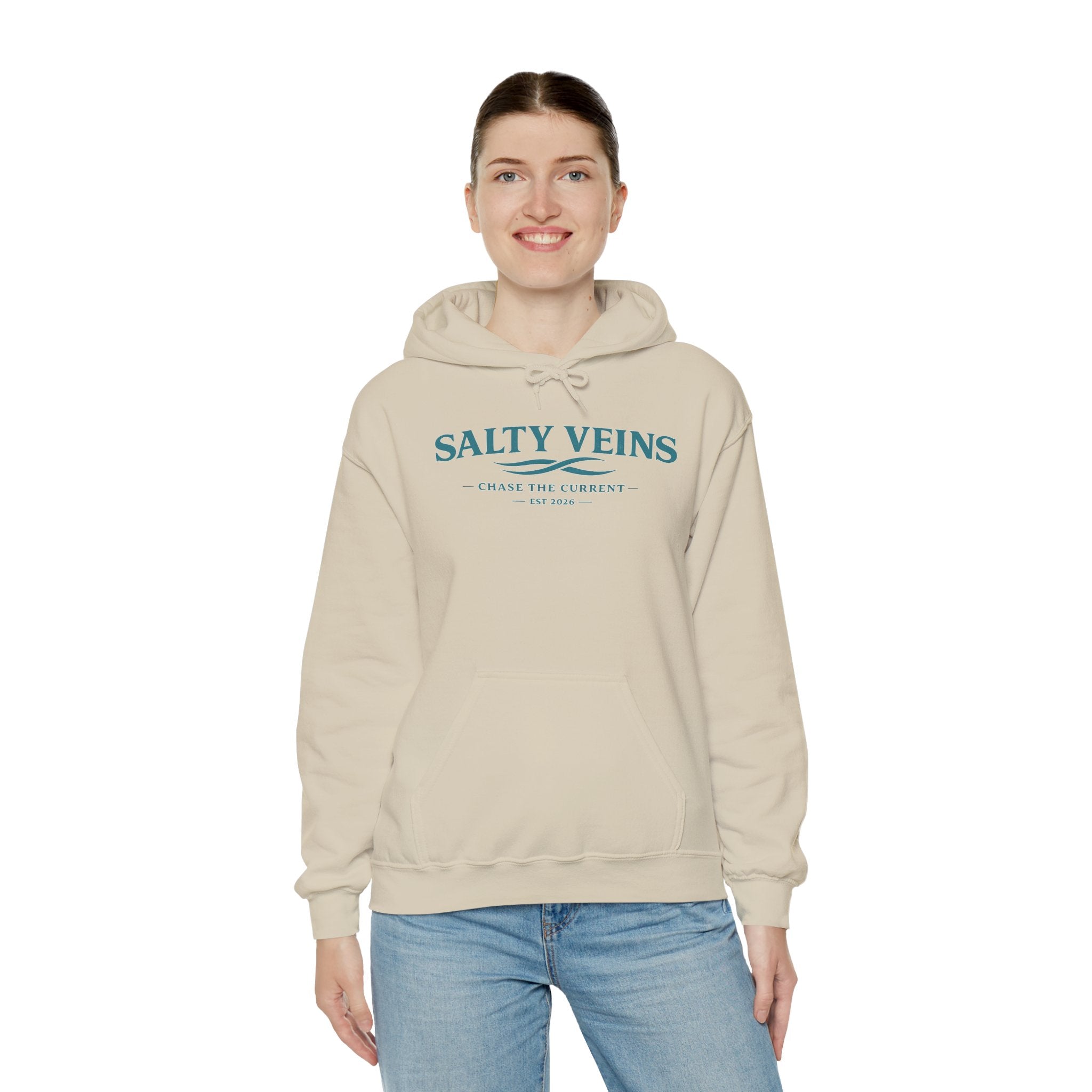 Salty Veins Hoodie — Chase the Current Sweatshirt