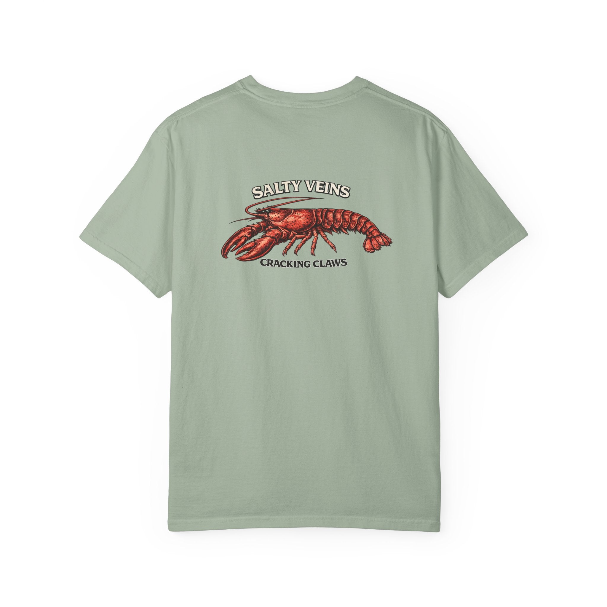 T-shirt Homard Salty Veins — T-shirt graphique « Cracking Claws »