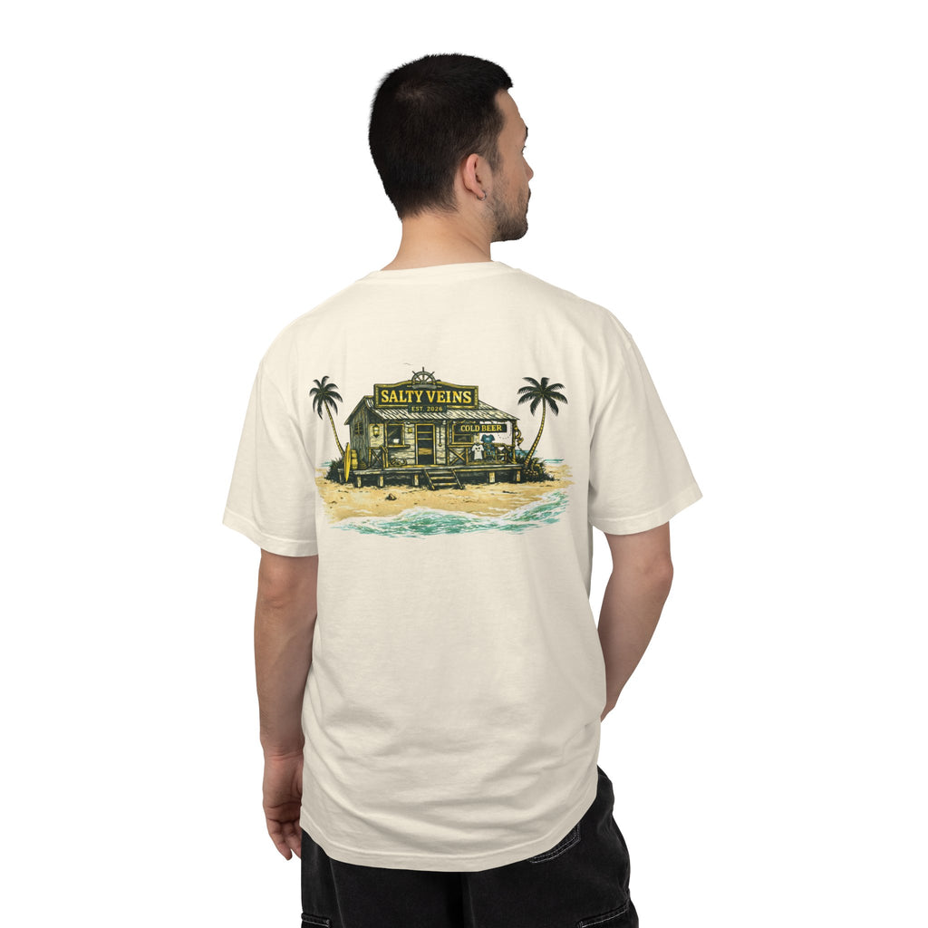T-shirt Salty Veins Beach Shack