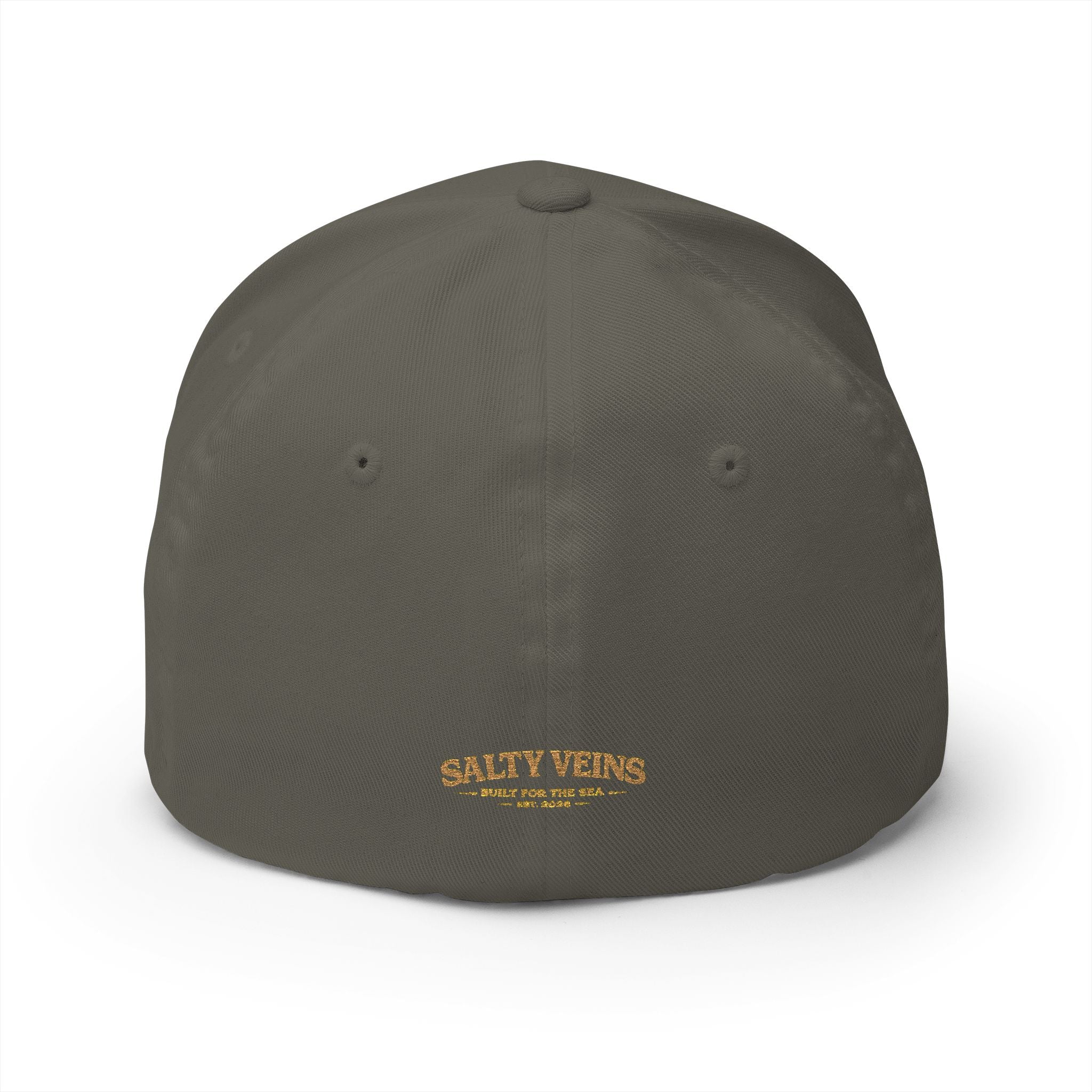 Casquette brodée Salty Veins — Chapeau fermé Beach Life