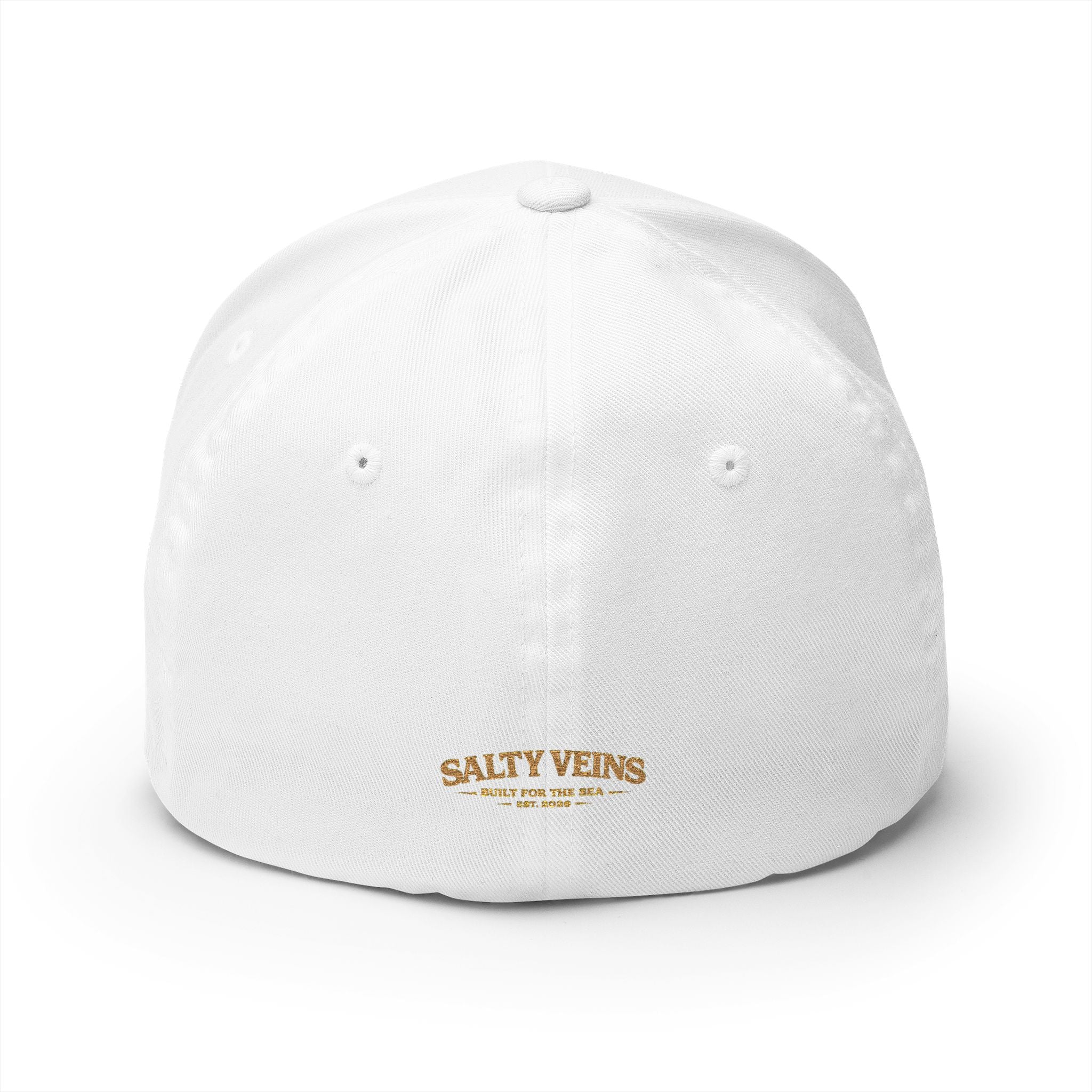 Casquette brodée Salty Veins — Chapeau fermé Beach Life