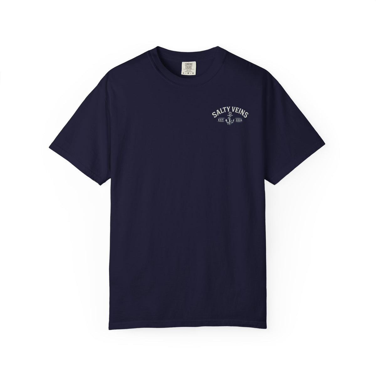 Salty Veins Support Local Fisherman Tee