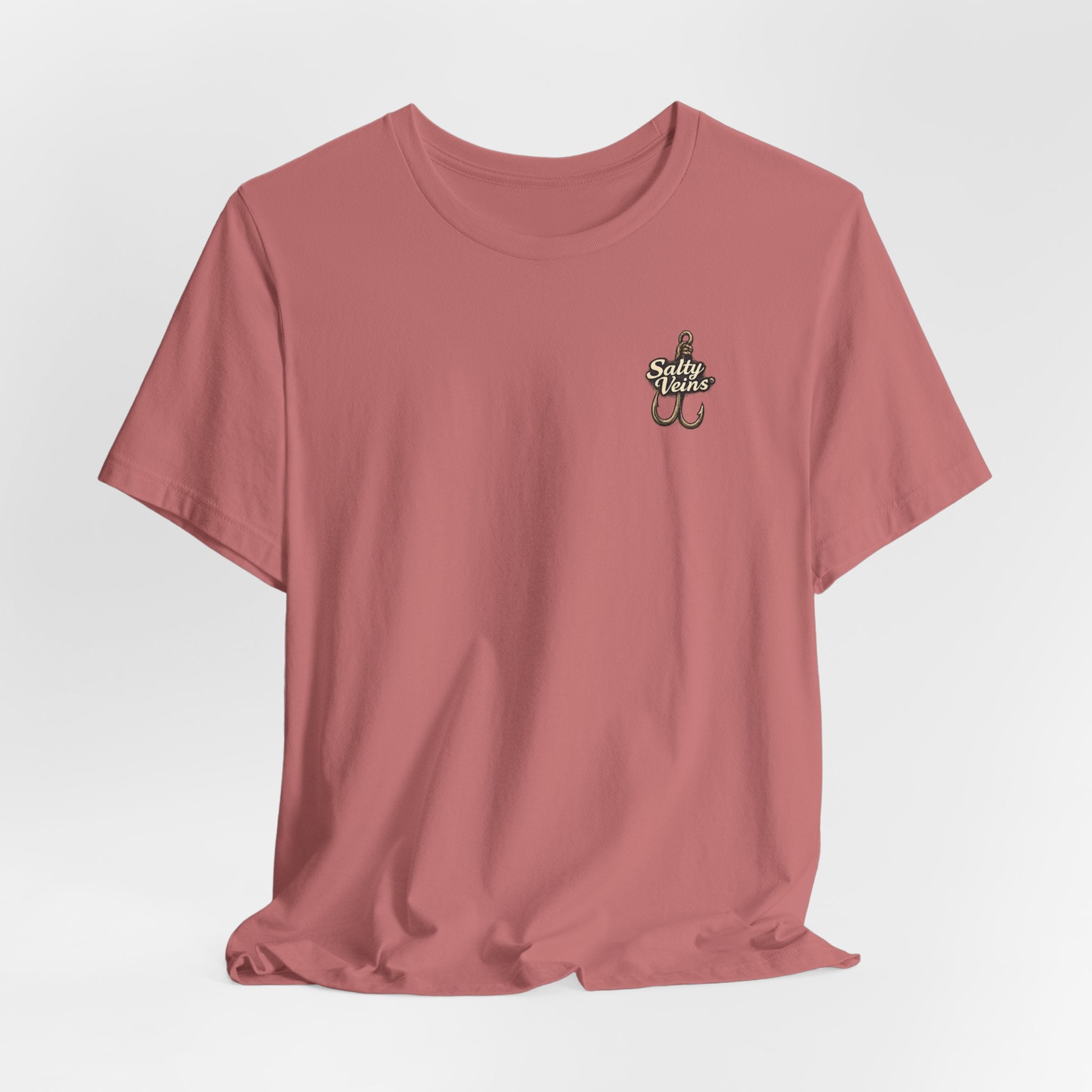 Salty Veins Hooked on the Salt Beach House Tee