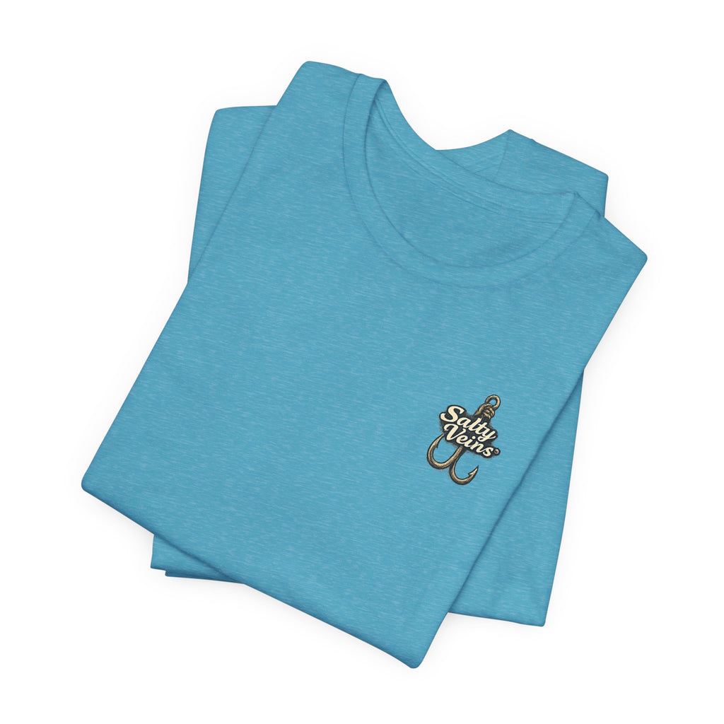 Salty Veins Hooked on the Salt Beach House Tee