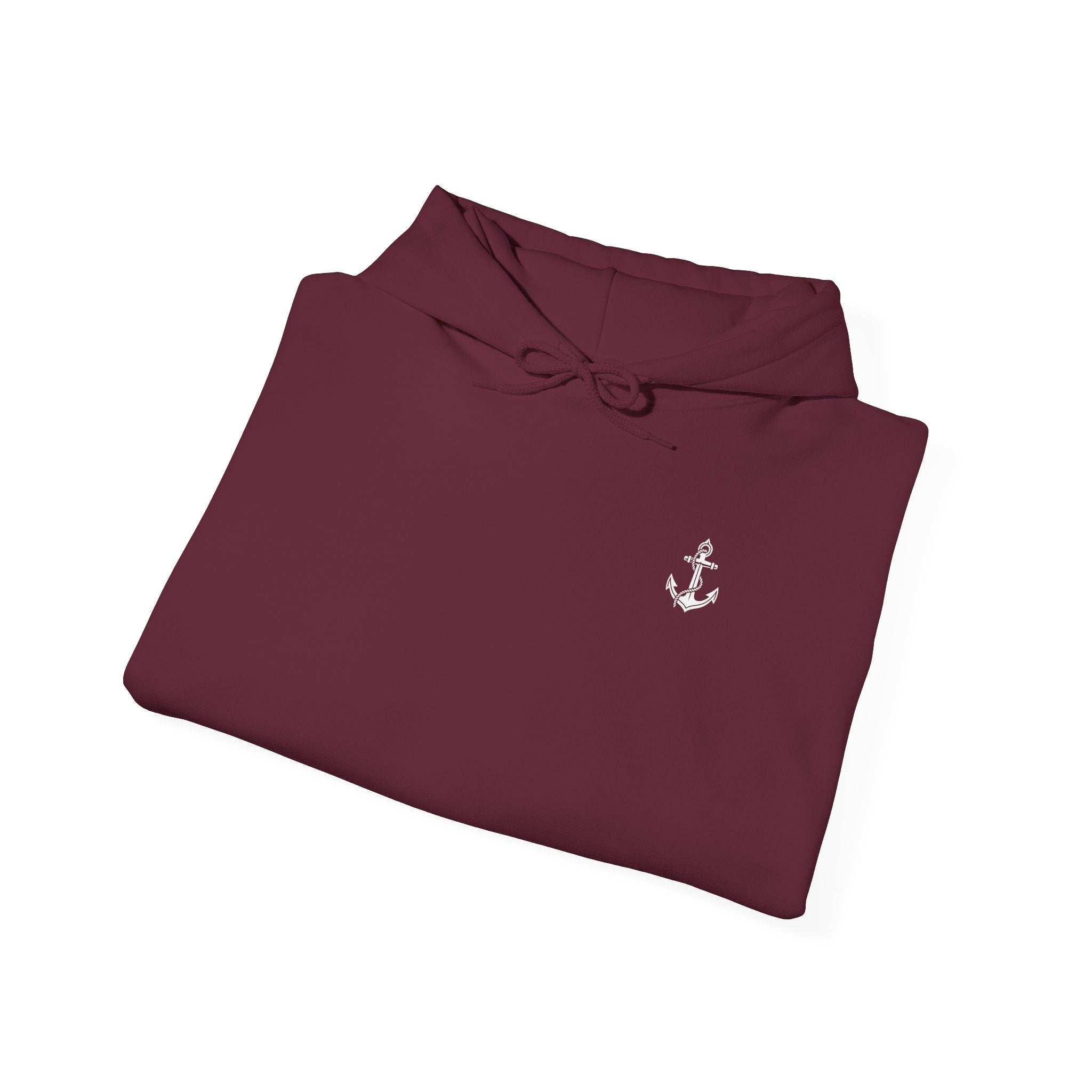 Sweat à capuche Salty Veins F/V — Sweat-shirt à capuche illustré « FV Harvest Moon » (bateau de pêche)