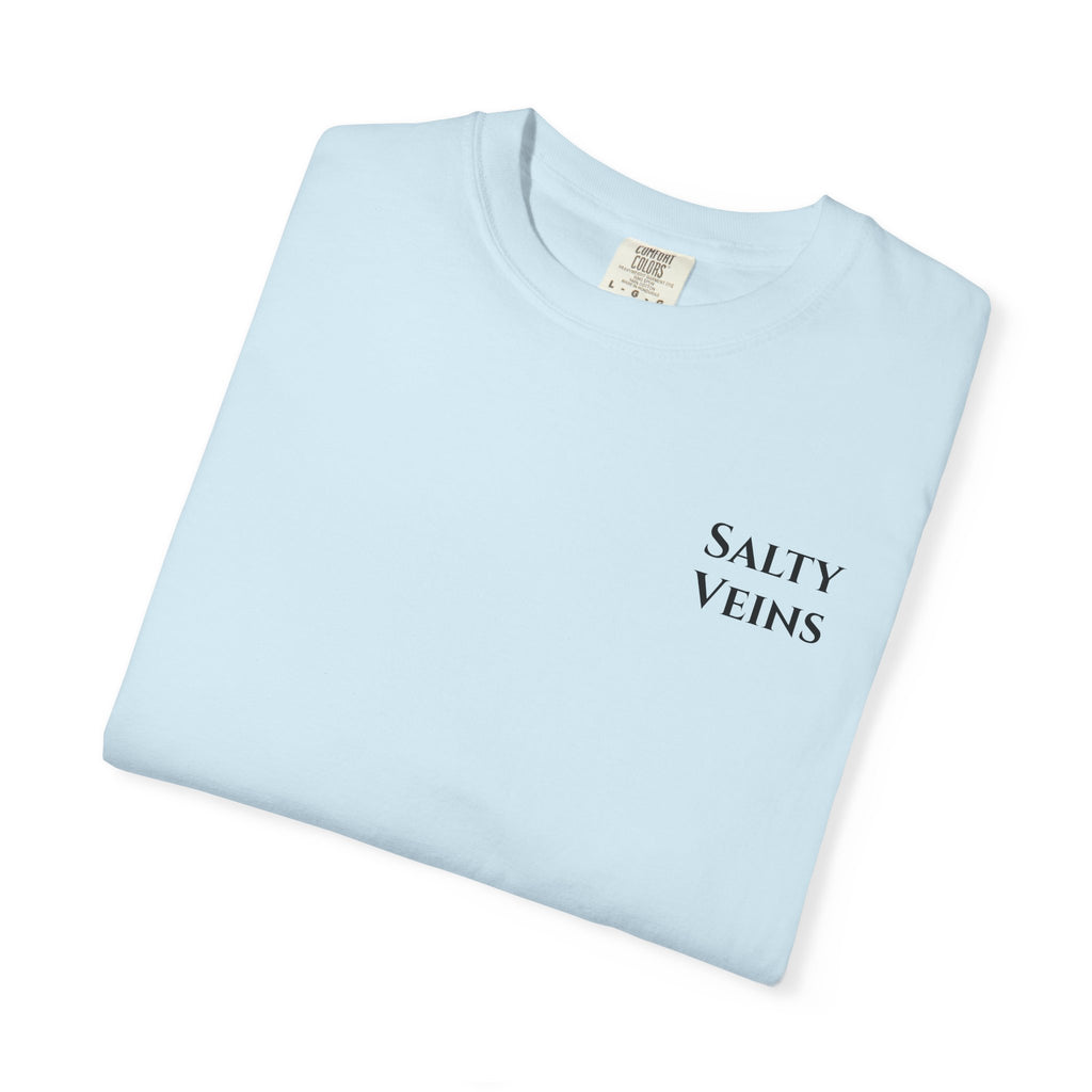 T-shirt Salty Veins Wooden Trap – T-shirt à motif de coffre de mer