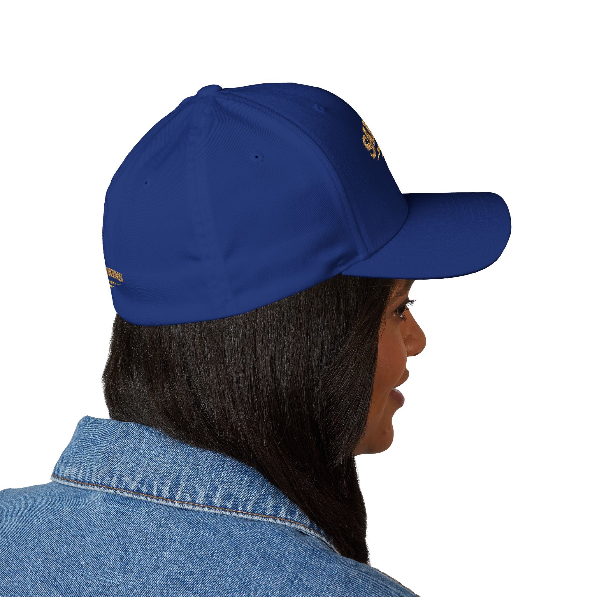Casquette brodée Salty Veins — Chapeau fermé Beach Life