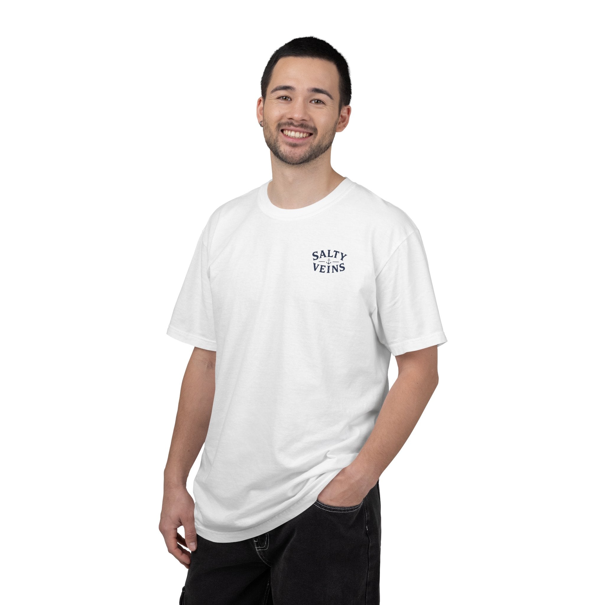 Salty Veins Off the Clock Tee
