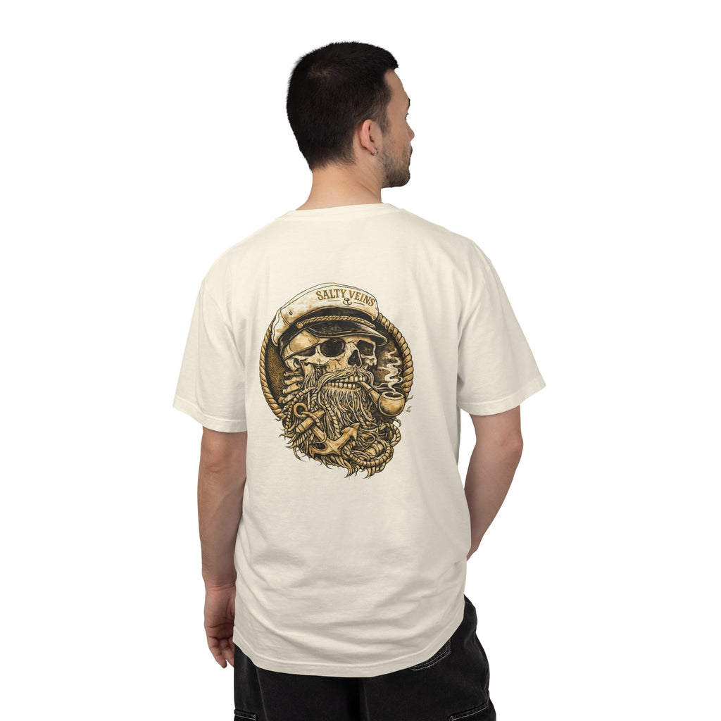 Salty Veins Skull Captain Tee