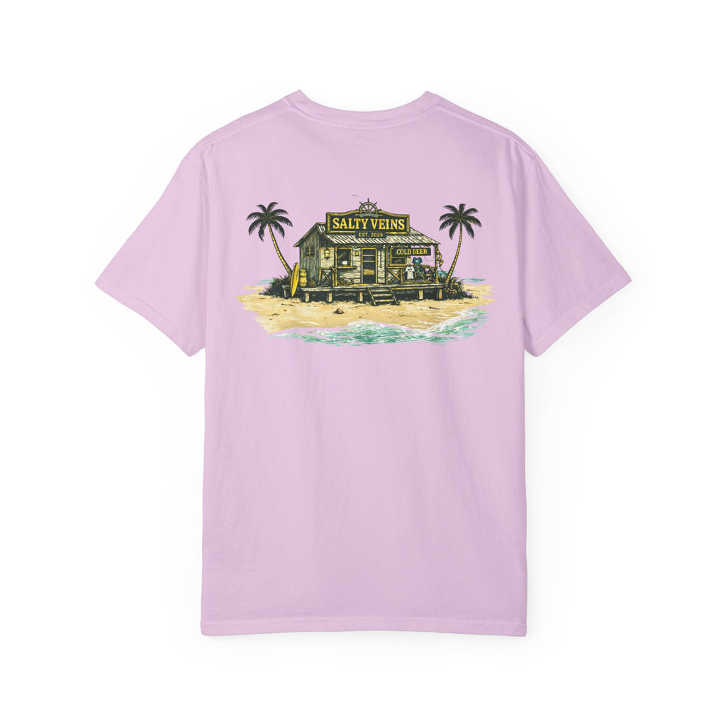 T-shirt Salty Veins Beach Shack