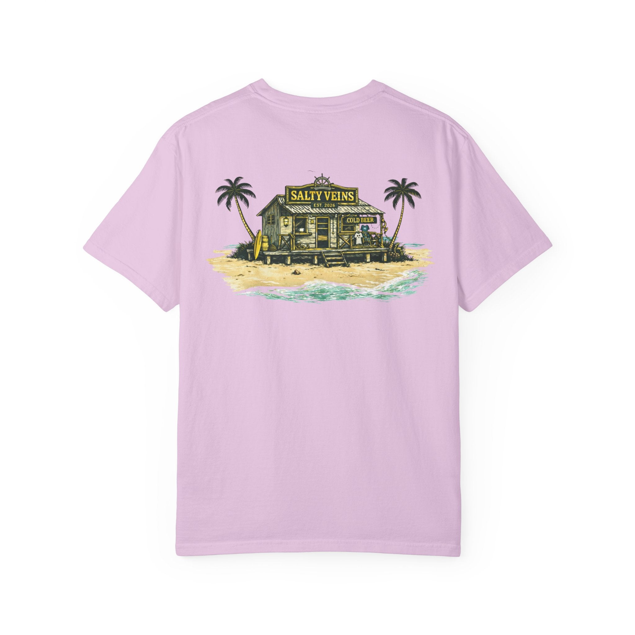 T-shirt Salty Veins Beach Shack