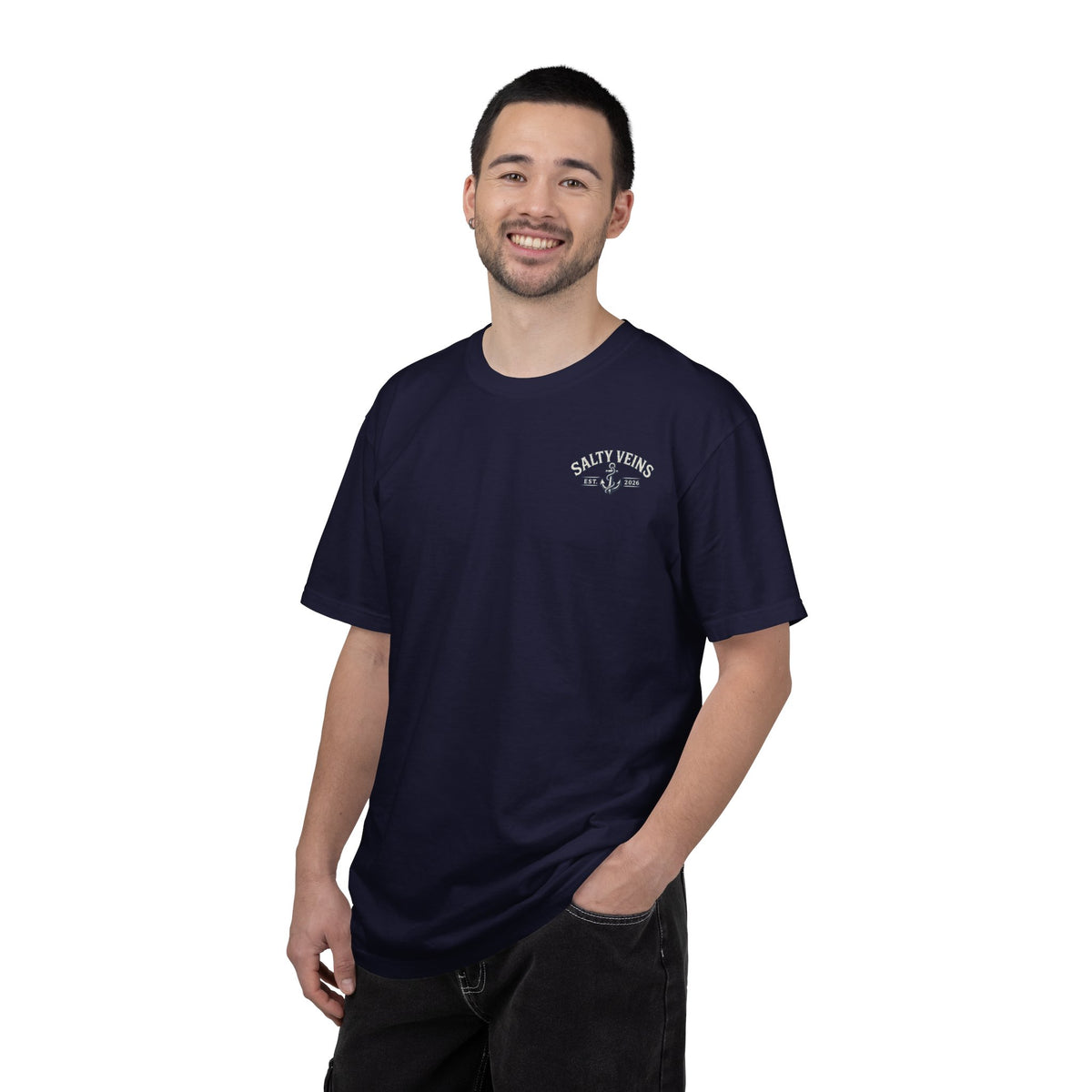 Salty Veins Support Local Fisherman Tee
